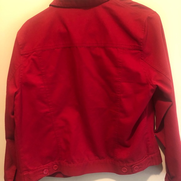 Red Women's Jacket - Picture 2 of 3